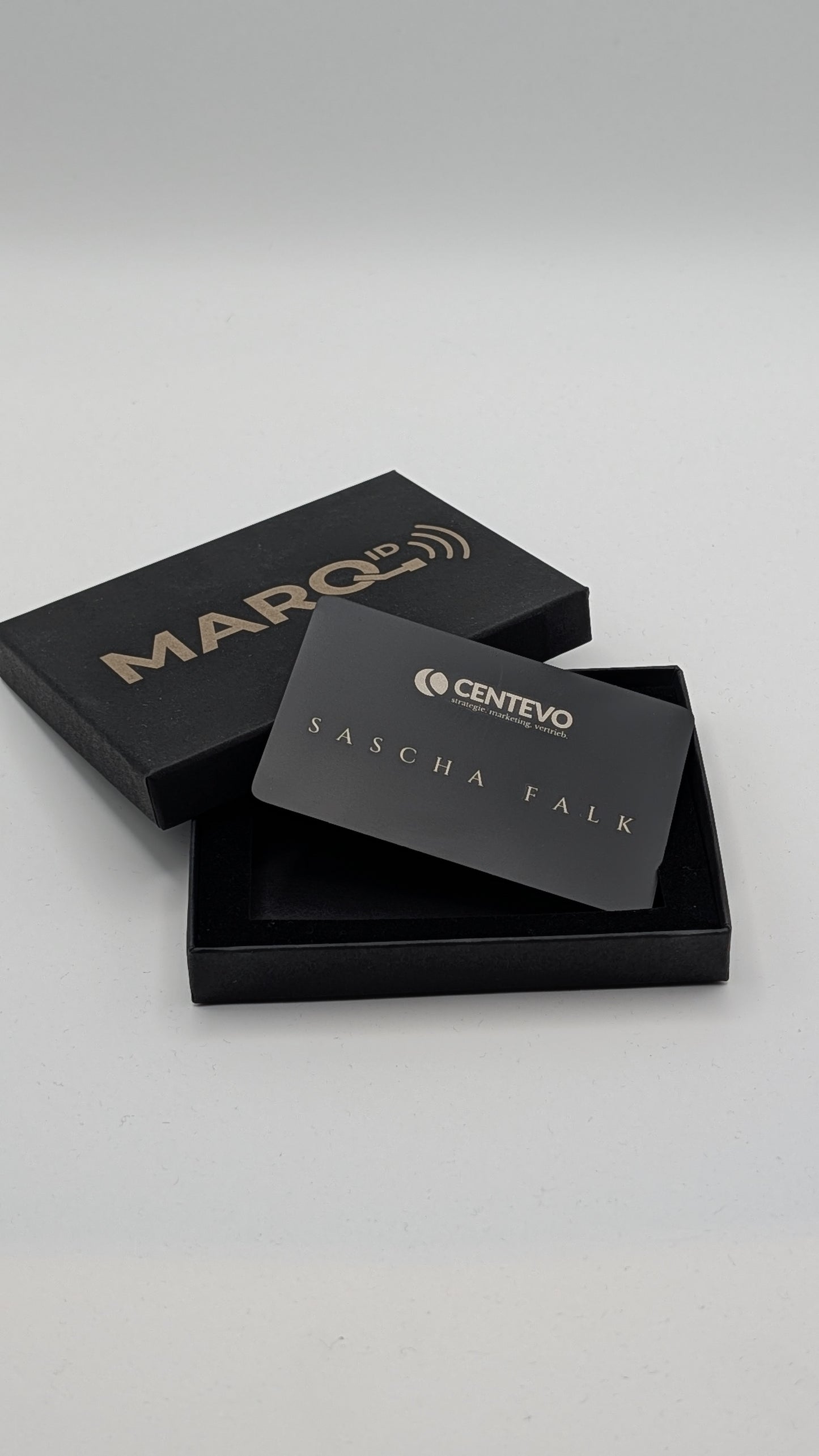 MARQ ID - Edelstahl NFC Visitenkarte