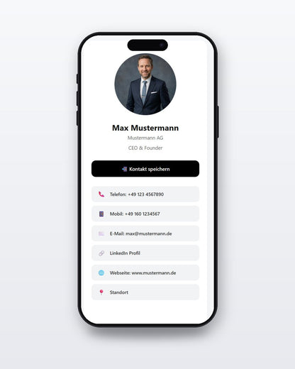MARQ ID - Edelstahl NFC Visitenkarte